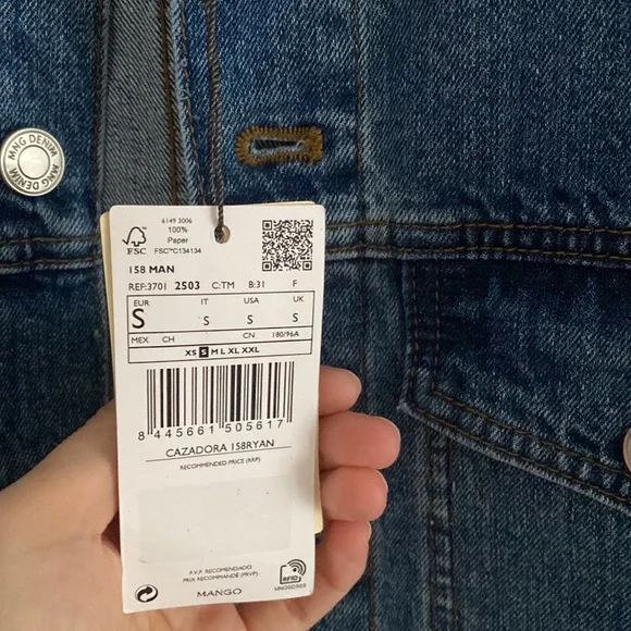 Mango denim jacket - Picture 2 of 3